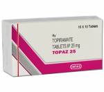 Topaz 25 mg (10 pills)