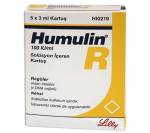 Humulin R Cartridges 100 iu (5 cartridges)