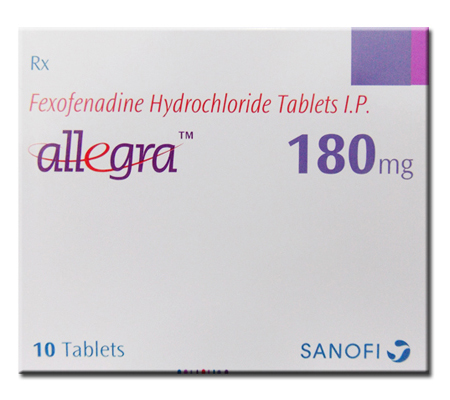 Allegra 180 mg (10 pills)